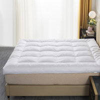 Surmatelas matelassé doux 200 g/m² taille King/Smart, lavable, pour hôpital/hôtel/usage domestique
