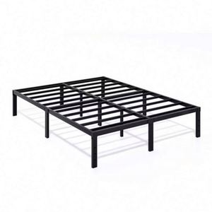 Warehouse Iron Durable Living Room Hotel Metal Platform Adjustable Customizable Modern Bedroom Furniture <b>Bed</b> Frame King Size - Product Image 1