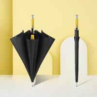 Parapluie de voyage compact anti-vent semi-automatique à 10 baleines, pliable en 3 sections, en pongée UPF 50+ avec colle noire, pour adulte, faible MOQ
