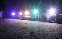 EMC 10W Pièces détachées pour remorque de camion 12V 24V LED Ovale Ambre Feu de position latéral Éclairage extérieur automatique Feu de position Signal Voyant