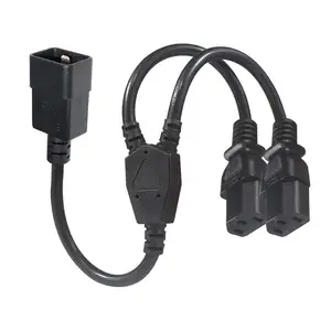 Server Up Cable 2 x C13 Iec 320 Splitter Branch C20 To 2 Double C13 Power Cord