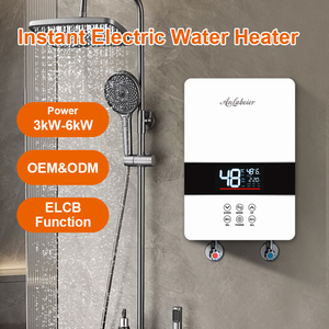 Chauffe-eau électrique instantané sans réservoir 3000-6000W, élément chauffant en acier inoxydable, contrôle intelligent par application, température constante - Product Image 5