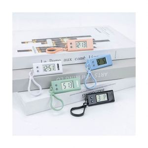 Montre de poche numérique miniature personnalisée - Montre à clip pour infirmière en ABS avec impression sérigraphiée, idéale pour les cadeaux promotionnels de santé - Product Image 1