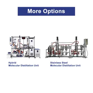 Distillatore molecolare industriale di distillazione dell'olio vegetale dell'erba del percorso breve