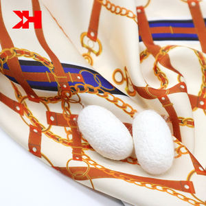 Khn-tela de seda mate de alta calidad, tejido de seda 100% personalizado con estampado de leche de morera pura - Product Image 1