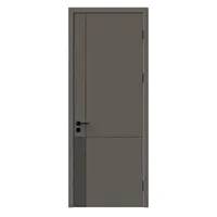 Porte en bois massif anti-effraction professionnelle certifiée CE, résistante aux transferts de chaleur, pour bâtiments commerciaux