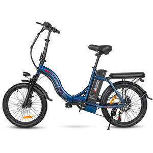 Bicicleta Eléctrica Plegable Estilo Ciclomotor Urbano con Motor de Cubo Trasero de 350W, Batería de Litio de 36V, 7 Velocidades, Cuadro de Acero y Garantía de Un Año - Product Image 3