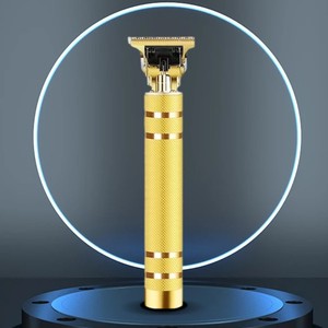 Tondeuse à cheveux électrique en maille, corps métallique, moteur sans balais, étanche IPX7, double charge, pour hommes, rasage de la tête chauve - Product Image 1