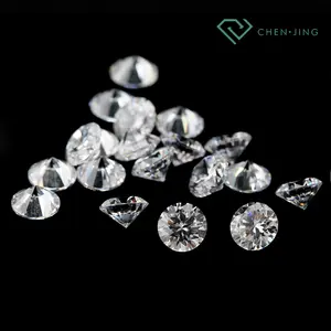 Factory HPHT CVD IGI GIA Certified 0.5-1ct Round Shape Lab Grown Diamonds White VVS Excellent Synthetic Diamond Manufacturer