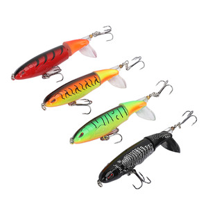 4 Pezzi Esche Galleggianti a Matita da 13g con Struttura a Elica, Esche Realistiche con Elica per la Pesca in Superficie - Product Image 1