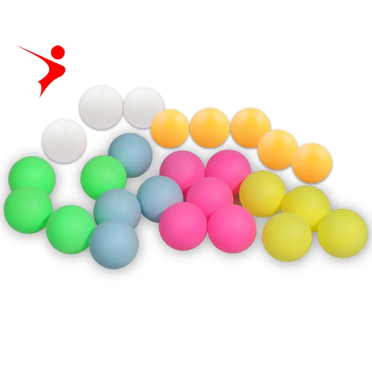 Trung Quốc Sản Xuất Giá Rẻ Bóng Bàn Bóng 40 Mét Pp Nhựa Ping Pong Balls Màu Xanh Vàng Đỏ Màu Xanh Lá Cây Bóng Bàn