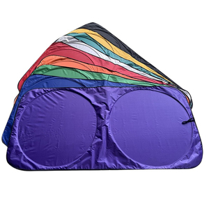 Pare-soleil de voiture personnalisé de haute qualité, double cercle, 170T, pliable, protection contre les rayons UV - Product Image 6
