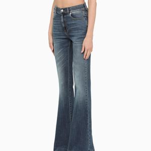 Nouveaux jeans pour femmes, jeans baggy tendance, jeans bleus en coton évasés pour femmes - Product Image 3