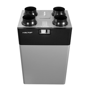 Système HRV MVHR, noyau à contre-courant en plastique, 95% de récupération de chaleur, ventilateur de récupération de chaleur mural, WiFi - Product Image 1