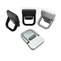Nouveau support d'ordinateur portable invisible adhésif pliable en alliage de zinc, mini et portable, accessoires informatiques