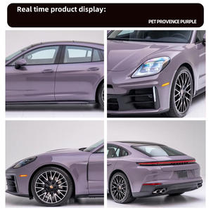 <span class=keywords><strong>Vinilo</strong></span> <span class=keywords><strong>para</strong></span> Automóviles Crystal Provence Morado de Alta Calidad, con Cambio de Color, Brillante, en PET, <span class=keywords><strong>para</strong></span> Recubrimiento Completo, 1.52 * 18 <span class=keywords><strong>Metros</strong></span> - Product Image 2