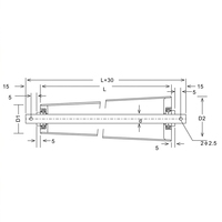 Rouleau de convoyeur à bande en acier Q235 Heavy-Duty 6205 Bearing Conveyor Idler pour le transfert de matériaux en vrac