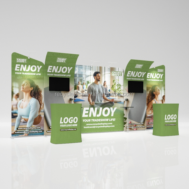 Portable Modular Exhibition Stand Modular Booth Design 20x10ft Durable Portable Exhibition Booth Kit