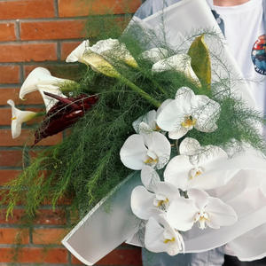 Ins Green Home Decoración suave Estilo bosque artificial Arreglo de salón de bodas Flores de plástico Hojas Plantas Flores decorativas - Product Image 3