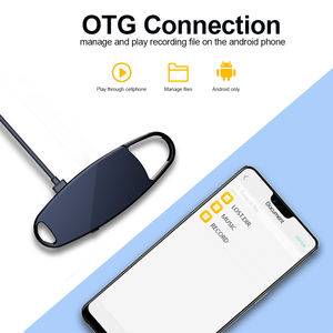 Enregistreur vocal professionnel V13 à activation vocale, lecteur MP3 OTG, enregistrement audio HiFi 192 Kbps, <span class=keywords><strong>dictaphone</strong></span> pour cours, conférences, interviews - Product Image 2