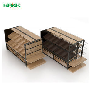 Étagères de présentation en bois et métal avec crochets - Vente flash - Product Image 2