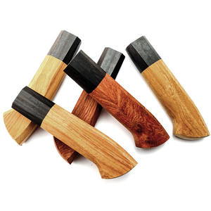 ด้ามมีดทำครัวสไตล์ญี่ปุ่นแบบ DIY ด้ามมีดทำจากไม้เนื้อแข็ง เช่น ไม้จันทน์ ไม้พะยูง ไม้กฤษณา ด้ามมีดทรงหัวปลา - Product Image 2