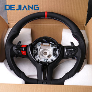 Volante Deportivo M-Sport de Cuero Completo para BMW F30 F10 F21 F22 F15 F16 F45 F32 E70 E90 X1 X2 X3 X4, Listo para Usar, con Franja Roja - Product Image 2