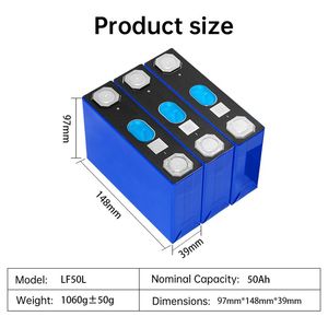 Công nghệ tiên tiến Prismatic Lithium Ion 50Ah pin di động độ bền cao LiFePO4 Lithium sắt <span class=keywords><strong>Phosphate</strong></span> cho hiệu quả - Product Image 4