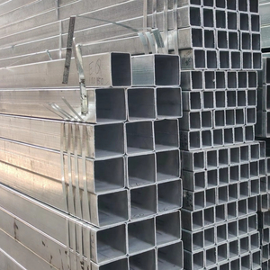 Mạ kẽm nhúng nóng không hợp kim Ống Vuông q235b 3x3 4x4 DIN tiêu chuẩn Cấu trúc ống zzr thương hiệu - Product Image 1
