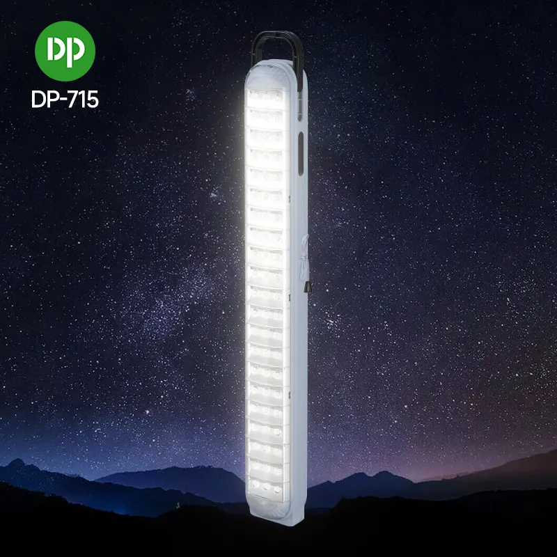 13W DP LED emergency light with rechargeable Lead Acid battery working up to 10 hours AC 90-240V /DC5-7V model NO. DP-LED-715