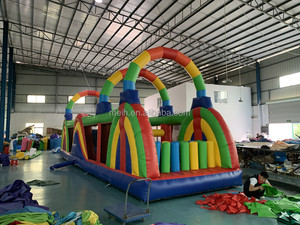 Castillo hinchable <span class=keywords><strong>para</strong></span> saltar, pista <span class=keywords><strong>de</strong></span> obstáculos <span class=keywords><strong>de</strong></span> tierra, personalizado <span class=keywords><strong>de</strong></span> fábrica, nuevo diseño, a la venta - Product Image 2