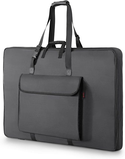Custom Heavy Duty Waterproof Artist Carrying Bag Soft Side Sturdy with Strap Art Portfolio Bag for Artwork Drawing