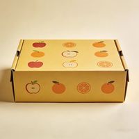 Boîtes à fruits en carton ondulé recyclables, écologiques, réutilisables et personnalisables