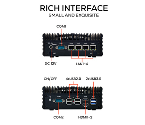 Processeur Intel N100 Quad Core MTN1213, hôte de contrôle industriel - Product Image 4