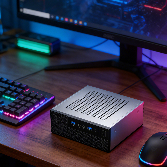 NEW Mini Pc AI Mini Box AMD Ryzen 5 7 Barebone Server High Performance Computer System Unit Mini Pc