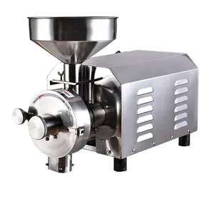 small home use grain pulverizer corn grinding machine commercial coffee and grinder 2.2 kw fine powder wheat grinder machine