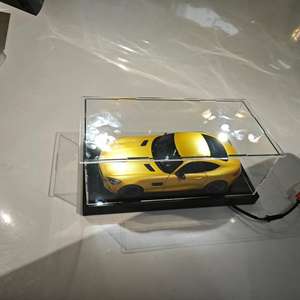 Caja de Exhibición Acrílica Transparente Negra para Modelos de Autos, con Protección UV, Moderna, Personalizada, para Iluminación LED, Venta al Por Mayor - Product Image 2