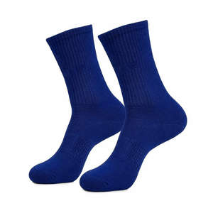 Chaussettes de course respirantes et <span class=keywords><strong>anti</strong></span>-<span class=keywords><strong>frottement</strong></span> les plus vendues, chaussettes de sport mi-mollet de couleur unie - Product Image 6