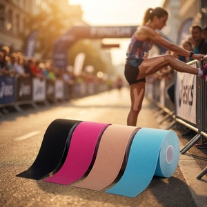 Cinta de Kinesiología Personalizada de 5 cm, Impermeable, de Mezcla de Algodón, para Soporte Lumbar, Recuperación de Lesiones Atléticas y Deportes - Product Image 6