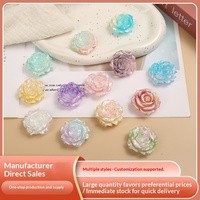 Résine de gouttelettes de colle effet œil de chat Aurora, rose gras, pour l'art DIY, les fleurs, les bijoux, les coques de téléphone portable