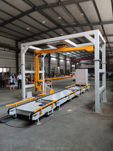 Equipo de paquete de paletas completamente automático Máquina envolvedora de paletas rotativas Envoltura de paletas rotativas de brazo en línea - Product Image 2