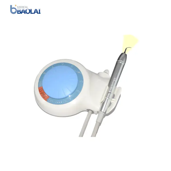 Baolai dental ultrasonic scaler woodpecker tipo portátil da liga de alumínio com LED handpiece para uso doméstico