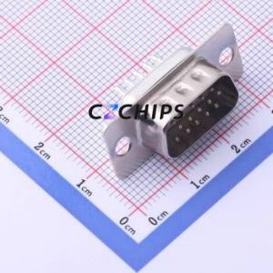 X0415WT7W1 D-Sub/VGA Connector Through hole Component (THT) Connector High Density D-Sub Male 15P Solder Wire Type - Product Image 1