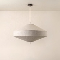 Luminaire suspendu ovale Wabi-Sabi Art Déco pour restaurant, salon, chambre, maison d'hôtes, salon de thé, bar zen, décoration vintage