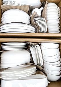 Factory Stock <strong>White</strong> Ceramic <strong>Dinner</strong> <strong>Set</strong> with Plates Bowls Dishes Mix Packaging for Restaurant Catering Home Dining &amp; Wholesale - Product Image 4