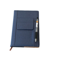 2025 papier imprimé personnalisé Design classique agenda d'affaires haut Journal en cuir Pu couverture rigide Journal planificateur cahier avec poche