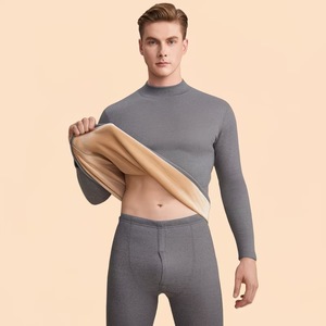 Set di Intimo Termico Invernale da <span class=keywords><strong>Uomo</strong></span> in Due Pezzi, Maniche Lunghe, Caldo e Spesso, Adatto per Climi Freddi - Product Image 5