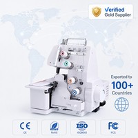 Mini machine à coudre surjeteuse domestique - Surjeteuse électrique portable multi-fils pour la maison et les débutants