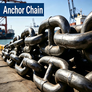 Chaîne d'ancre marine haute résistance à maillons sans goujon, structure soudée en zinc pour grands navires, taille personnalisée, pour cordes et bateaux MPR MPR MPR Anc - Product Image 5
