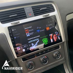 Autoradio Android 13 avec commande vocale IA, 8 Go + 128 Go, navigation GPS, stéréo pour VW Volkswagen Golf 7 2013-2017, lecteur multimédia vidéo CarPlay - Product Image 1